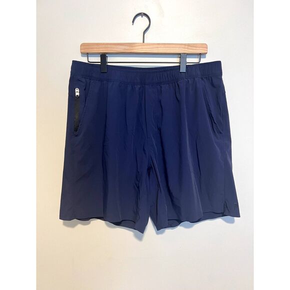 Public Rec Zero Short Men's Performance Athletics Shorts Navy Blue Size 36 - Picture 5 of 13